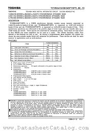 TC59S6416BFT-80 datasheet pdf TOSHIBA