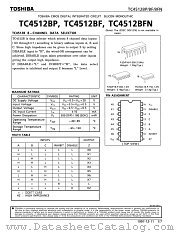 TC4512 datasheet pdf TOSHIBA
