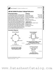 LM169H/883 datasheet pdf National Semiconductor