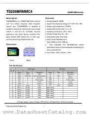 TS256MRMMC4 datasheet pdf etc