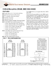 EDI88512LPAF36B datasheet pdf White Electronic Designs