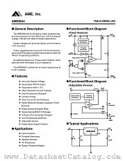 AME8844BEAADJ datasheet pdf Analog Microelectronics