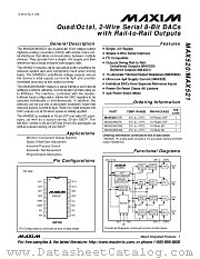 MAX520AEWE datasheet pdf MAXIM - Dallas Semiconductor
