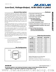 MAX5205ACUB datasheet pdf MAXIM - Dallas Semiconductor