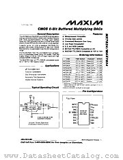 MX7524AQ datasheet pdf MAXIM - Dallas Semiconductor