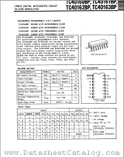 TC40161BP datasheet pdf TOSHIBA