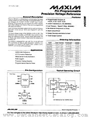 MX584SH datasheet pdf MAXIM - Dallas Semiconductor