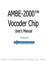 AMBE2000 datasheet pdf etc