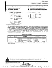 UA79MXX datasheet pdf Texas Instruments