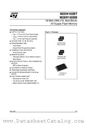 M28W160BB90N1T datasheet pdf ST Microelectronics