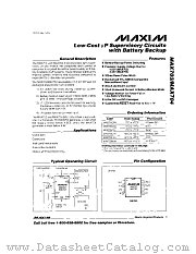 MAX703C/D datasheet pdf MAXIM - Dallas Semiconductor