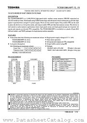 TC558128BJ-15 datasheet pdf TOSHIBA