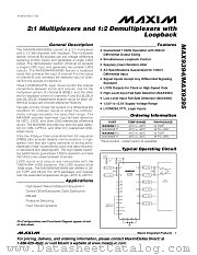 MAX9394EHJ datasheet pdf MAXIM - Dallas Semiconductor