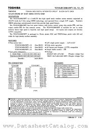 TC55V8128BFT-15 datasheet pdf TOSHIBA