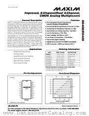 DG408CY datasheet pdf MAXIM - Dallas Semiconductor