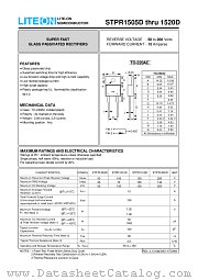 STPR1515D datasheet pdf Lite-On Technology Corporation