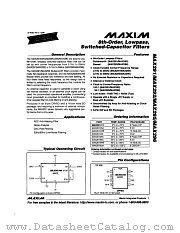 MAX296C/D datasheet pdf MAXIM - Dallas Semiconductor
