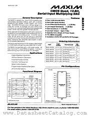 MAX514BCNG datasheet pdf MAXIM - Dallas Semiconductor