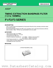 FAR-F2DA-34M368-G205 datasheet pdf Fujitsu Microelectronics