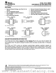 TL750L10CDE4 datasheet pdf Texas Instruments