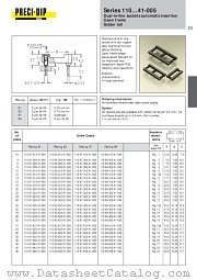 110-91-316-41-005 datasheet pdf Precid-Dip Durtal