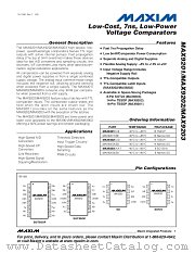 MAX9203ESA datasheet pdf MAXIM - Dallas Semiconductor