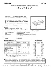 TCD132 datasheet pdf TOSHIBA