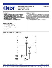 IDTQS3384Q datasheet pdf IDT