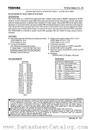 TC55V1664J-12 datasheet pdf TOSHIBA