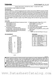 TC55V1664FT-13 datasheet pdf TOSHIBA