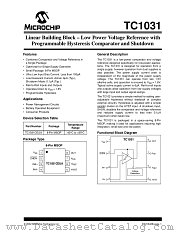 TC1031CEUA datasheet pdf Microchip