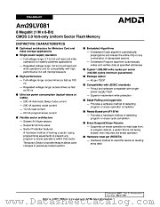 AM29LV081-90RFC datasheet pdf Advanced Micro Devices