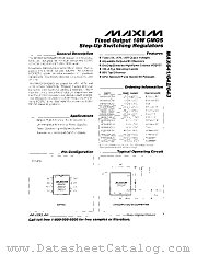 MAX641XCSA datasheet pdf MAXIM - Dallas Semiconductor