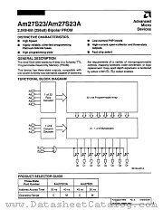 AM27S23A/BSA datasheet pdf Advanced Micro Devices