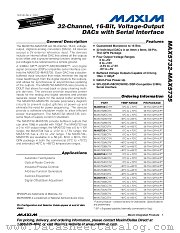 MAX5732ACTN datasheet pdf MAXIM - Dallas Semiconductor