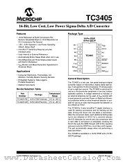 TC3405VQR datasheet pdf Microchip