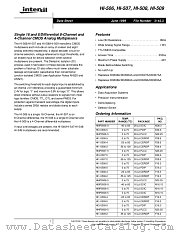 HI1-0508-2 datasheet pdf Intersil