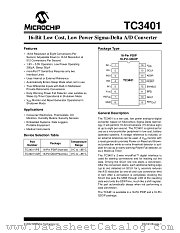 TC3401VQR datasheet pdf Microchip