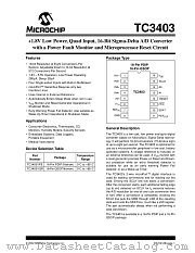 TC3403VQR datasheet pdf Microchip