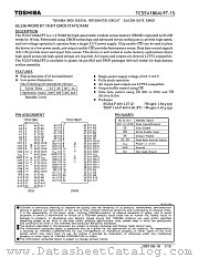 TC55V1864J-15 datasheet pdf TOSHIBA