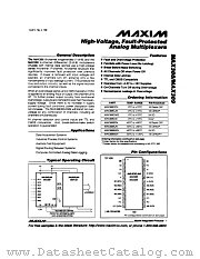 MAX388-MAX389 datasheet pdf MAXIM - Dallas Semiconductor