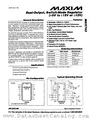 MAX743MJE datasheet pdf MAXIM - Dallas Semiconductor