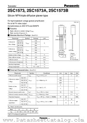 C1573B datasheet pdf Panasonic