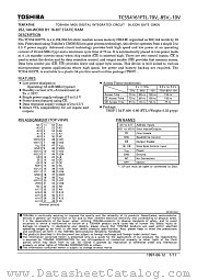 TC554161FTL-70V datasheet pdf TOSHIBA