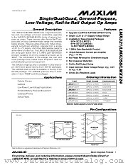 LMX321AXK-T datasheet pdf MAXIM - Dallas Semiconductor