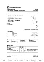B4126 datasheet pdf Matsushita Electric Works(Nais)