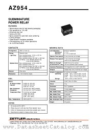 AZ954X-1C-24DM datasheet pdf ZETTLER electronics