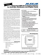 MAX8632ETI datasheet pdf MAXIM - Dallas Semiconductor