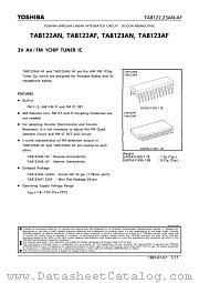 TA8122 datasheet pdf TOSHIBA