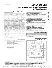 MAX2009ETI-T datasheet pdf MAXIM - Dallas Semiconductor